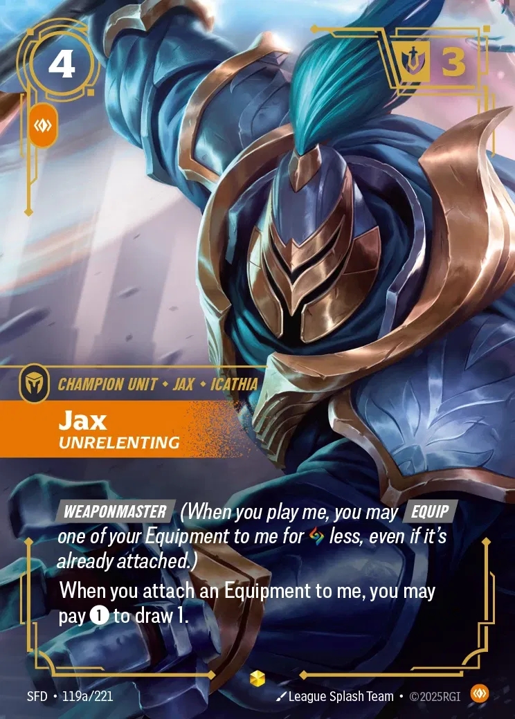 【Showcase】[Body] Jax, Unrelenting [SFD-119-Showcase]