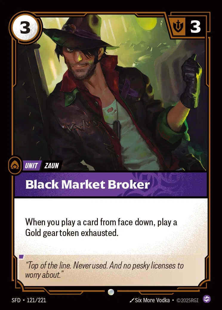 [Chaos] Black Market Broker [SFD-121-C]