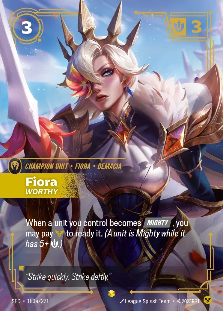 【Showcase】[Order] Fiora, Worthy [SFD-180a-Showcase]