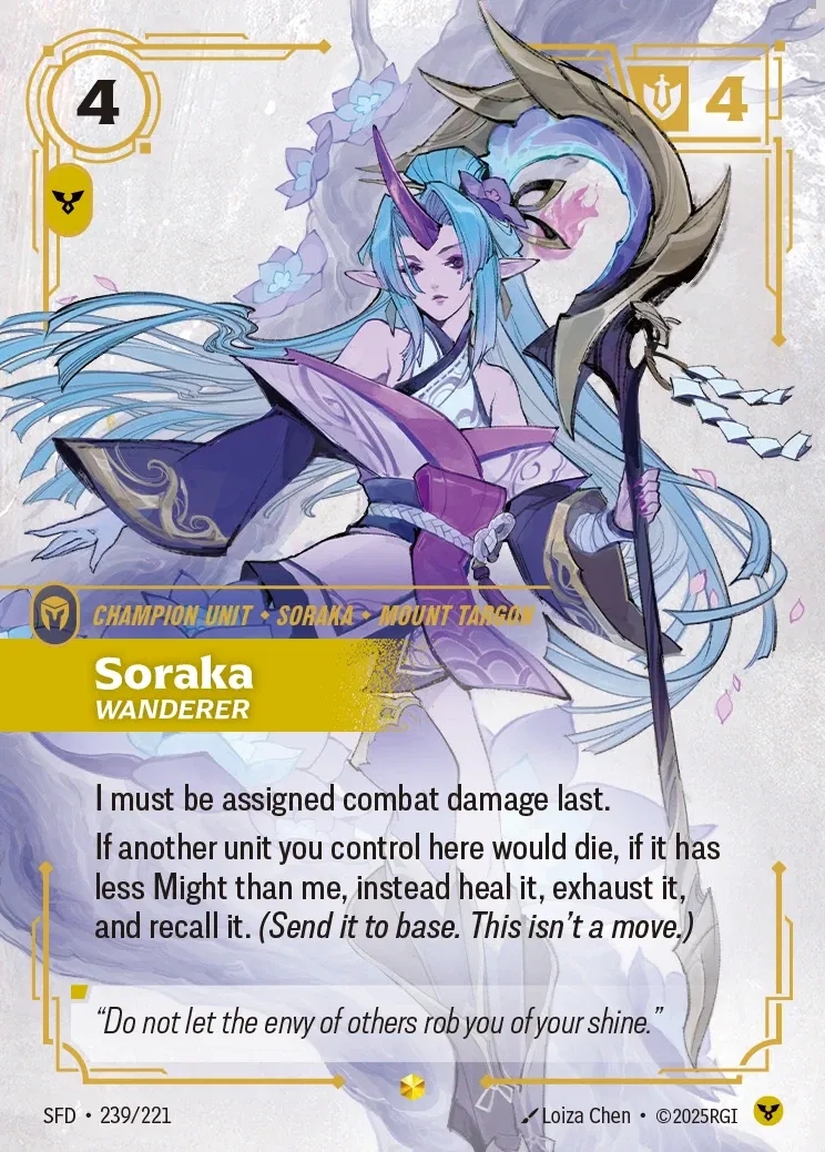 【Showcase】[Order] Soraka, Wanderer [SFD-239-showcase]