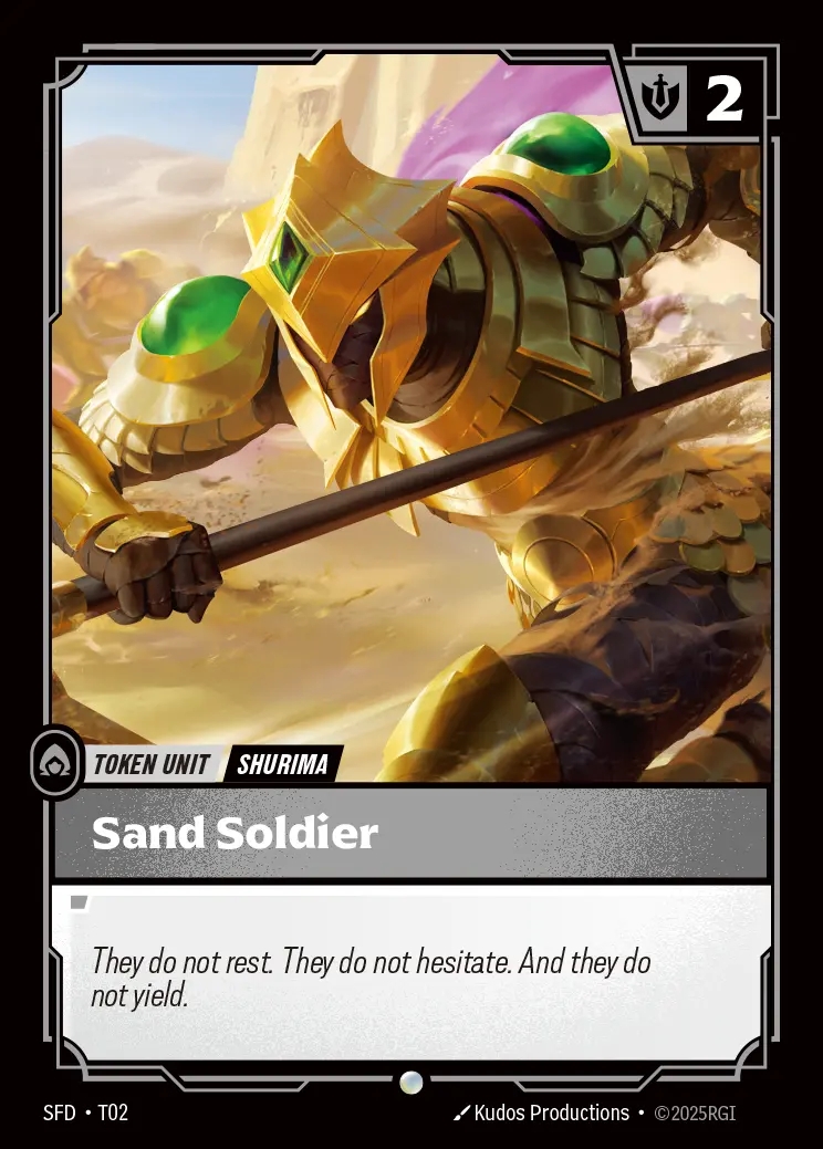 [Colorless] Sand Soldier [SFD-T02-C]