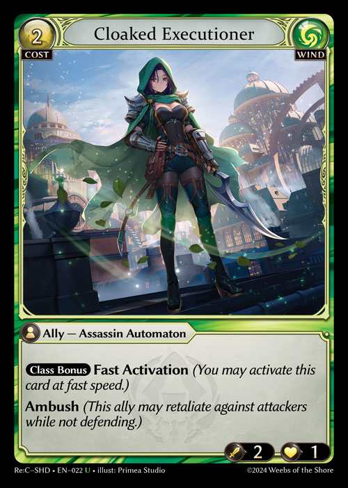 [Wind] Cloaked Executioner [SHD-022-U]