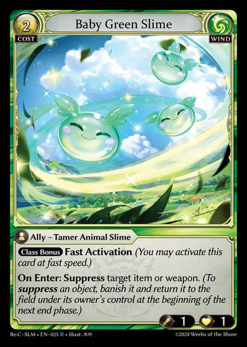 [Wind] Baby Green Slime [SLM-025-R]