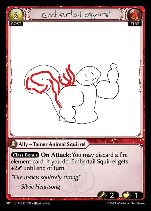 [Fire] Embertail Squirrel [SP1_022-PR]