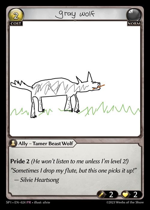 [Norm] Gray Wolf [SP1_024-PR]