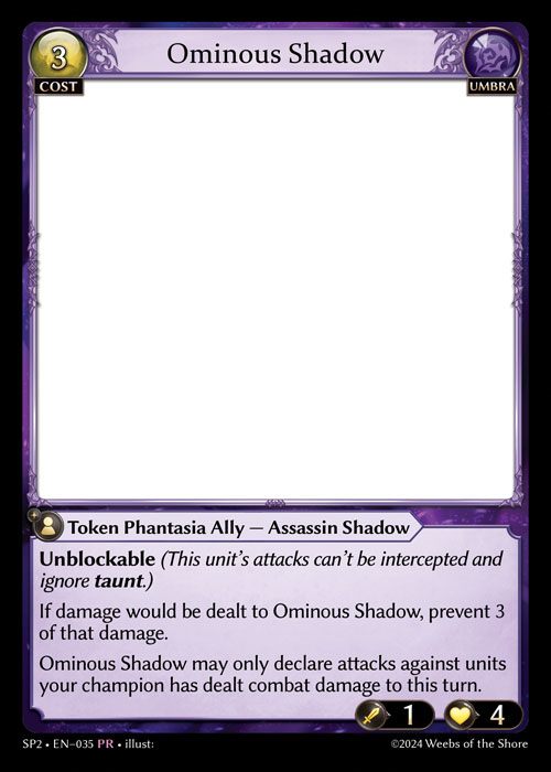 [Umbra] Ominous Shadow [SP2_035-PR]