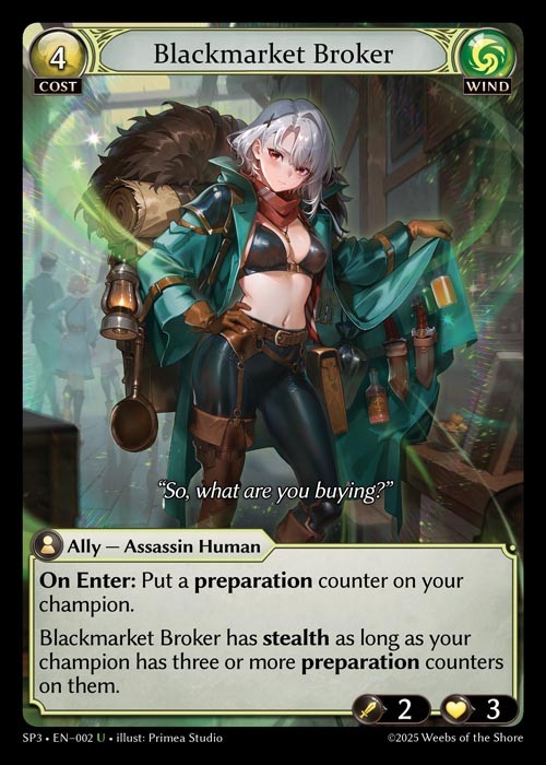[Wind] Blackmarket Broker [SP3_002-U]