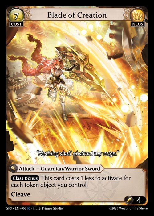 [Neos] Blade of Creation [SP3_003-R]