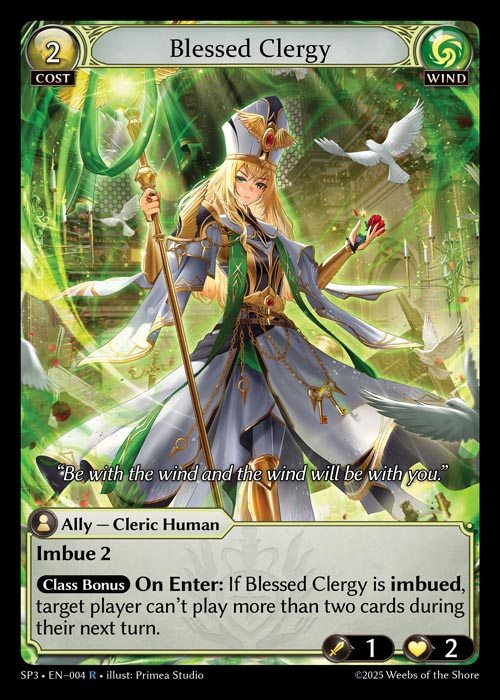 [Wind] Blessed Clergy [SP3_004-R]