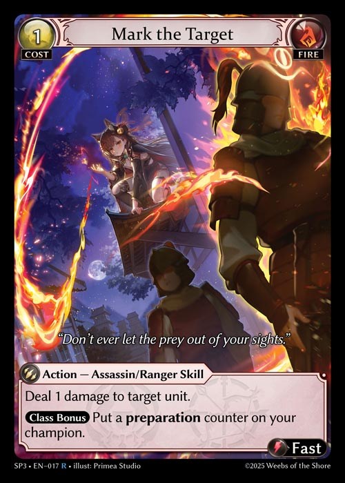 [Fire] Mark the Target [SP3_017-R]