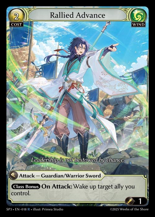 [Wind] Rallied Advance [SP3_018-R]