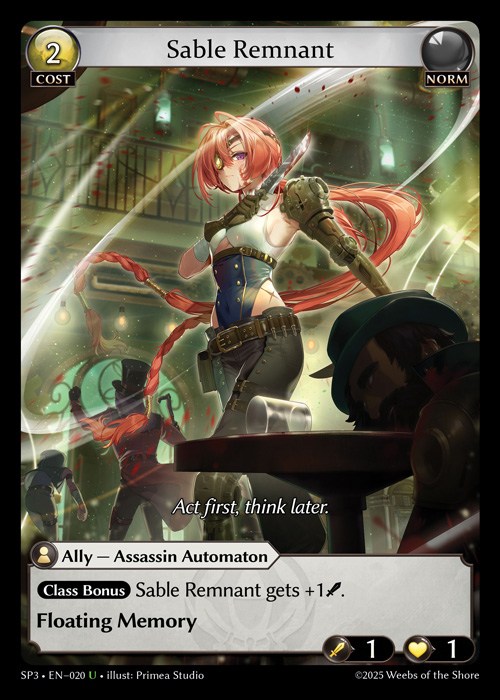 [Norm] Sable Remnant [SP3_020-U]