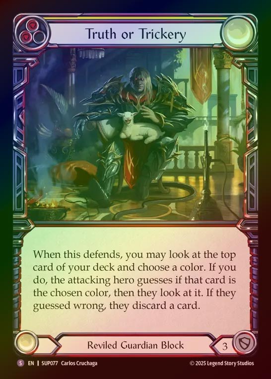 【RF】【EN】[Reviled Guardian] 嘘か真か/Truth or Trickery [SUP077-S]