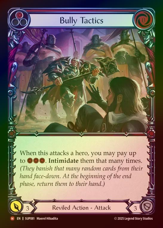 【RF】【EN】[Reviled] 横暴な戦法/Bully Tactics [SUP081-M]