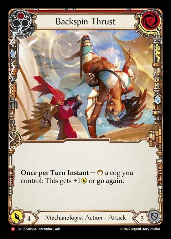 【EN】[Mechanologist] 逆旋回の突撃/Backspin Thrust [SUP254-M]