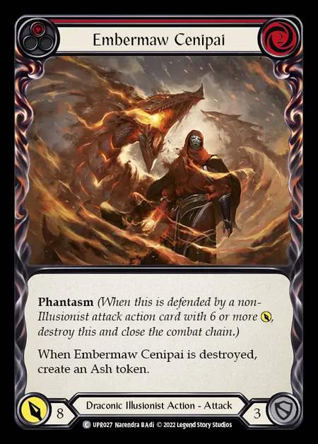[Draconic Illusionist] Embermaw Cenipai [UPR027-C] (red)