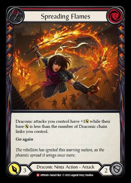[Draconic Ninja] Spreading Flames [UPR049-M]
