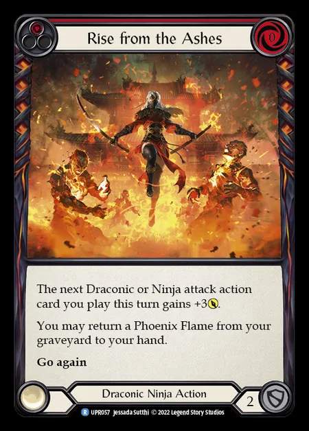 [Draconic Ninja] Rise from the Ashes [UPR057-R] (red)