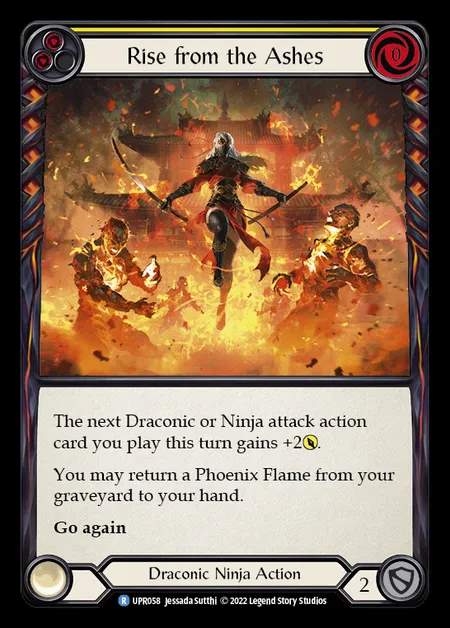 [Draconic Ninja] Rise from the Ashes [UPR058-R] (yellow)