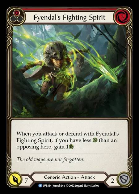 [Generic] Fyendal's Fighting Spirit [UPR194-R] (red)