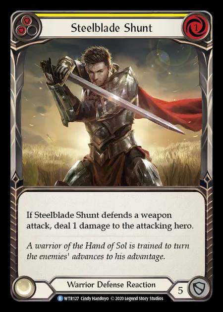 [Warrior] Steelblade Shunt [U-WTR127-R] (yellow)