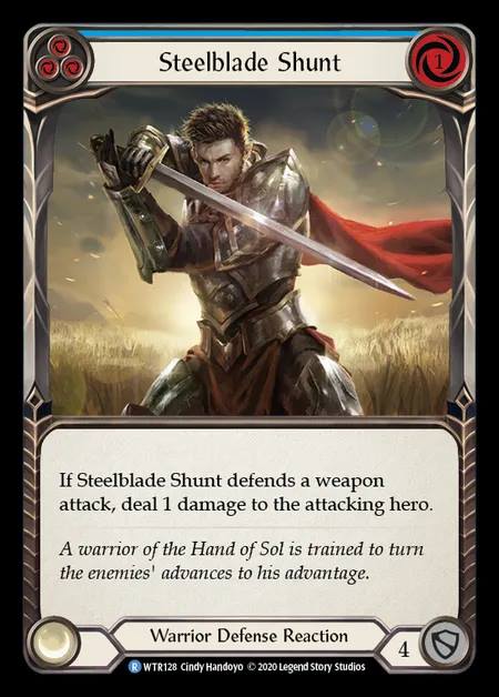 [Warrior] Steelblade Shunt [U-WTR128-R] (blue)