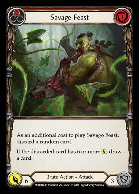 [Brute] Savage Feast (red) [1st-WTR014-R]