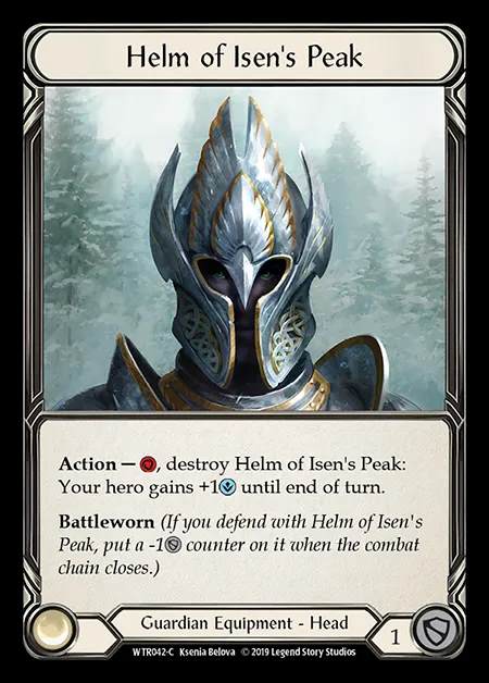 [Guardian] Helm of Isen's Peak [1st-WTR042-C]