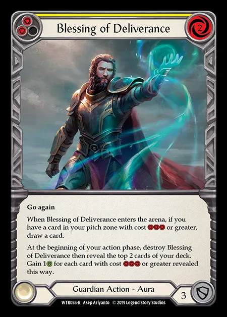 [Guardian] Blessing of Deliverance (yellow) [1st-WTR055-R]