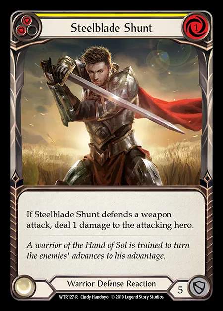 [Warrior] Steelblade Shunt (yellow) [1st-WTR127-R]
