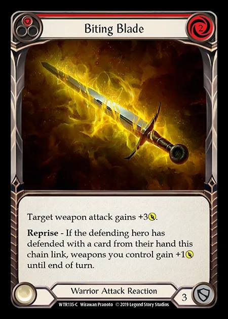 [Warrior] Biting Blade (red) [1st-WTR135-C]