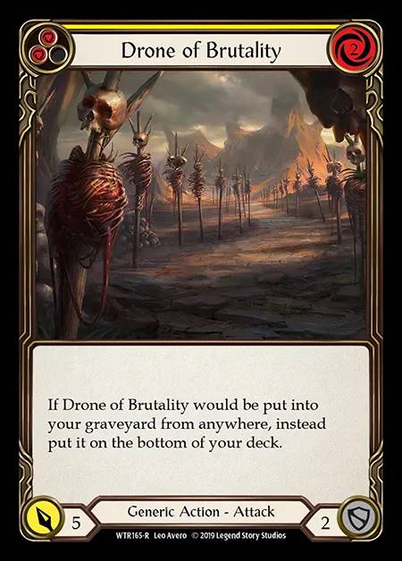 [Generic] Drone of Brutality (yellow) [1st-WTR165-R]