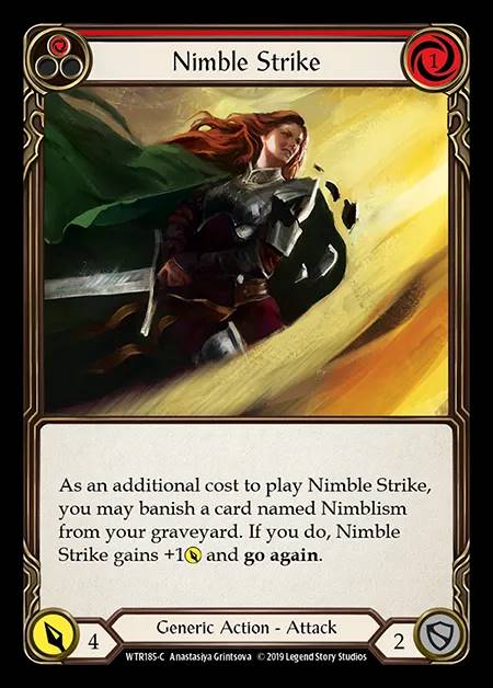 [Generic] Nimble Strike (red) [1st-WTR185-C]