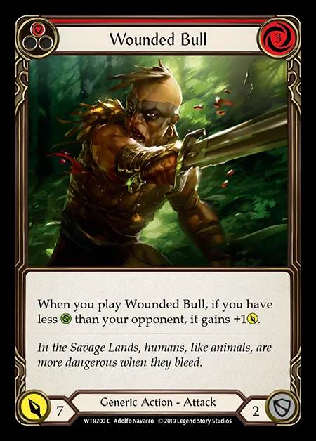 [Generic] Wounded Bull (red) [1st-WTR200-C]