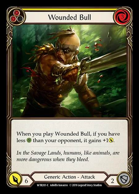 [Generic] Wounded Bull (yellow) [1st-WTR201-C]