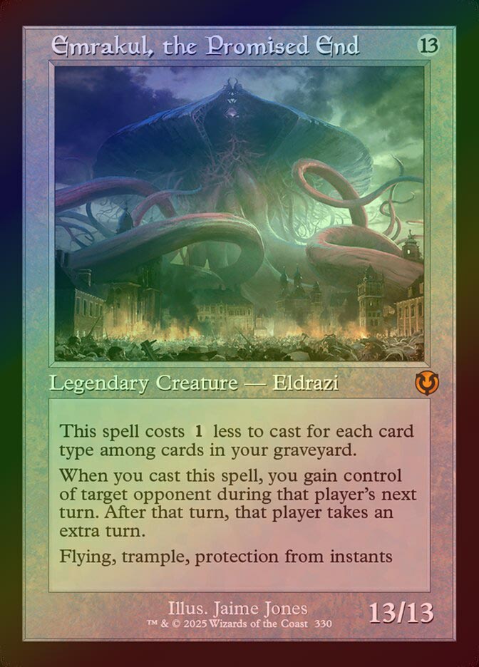 《特価品NM》【旧枠Foil】【EN】約束された終末、エムラクール/Emrakul, the Promised End [INR]