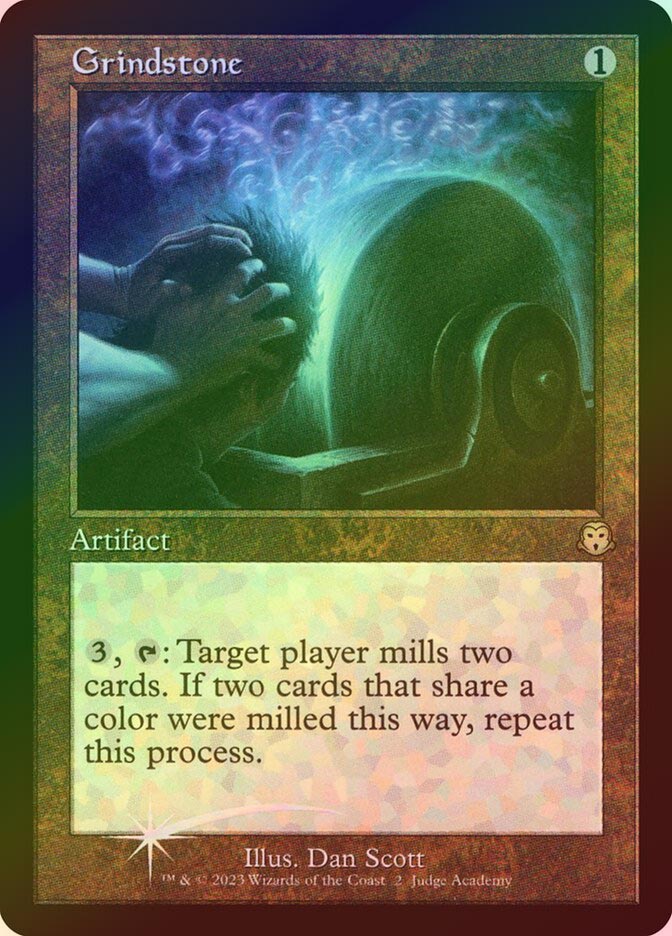 《特価品NM》【Foil】【EN】丸砥石/Grindstone [ジャッジ褒賞]
