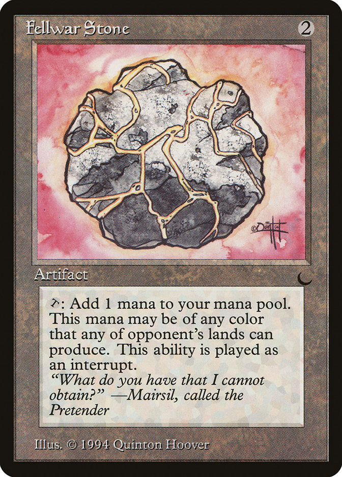 《特価品EX》【EN】友なる石/Fellwar Stone [DRK]