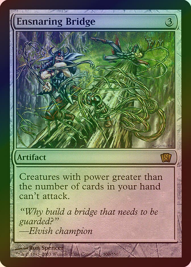 《特価品EX》【Foil】【EN】罠の橋/Ensnaring Bridge [8ED]