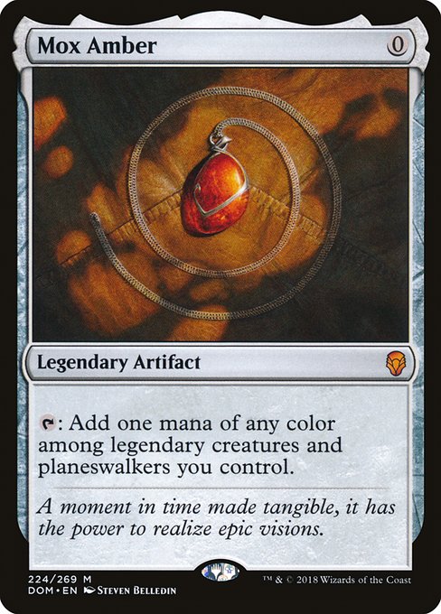《特価品NM》【EN】モックス・アンバー/Mox Amber [DOM]
