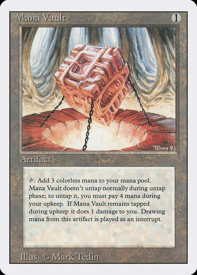《特価品NM》【EN】魔力の櫃/Mana Vault [3ED]