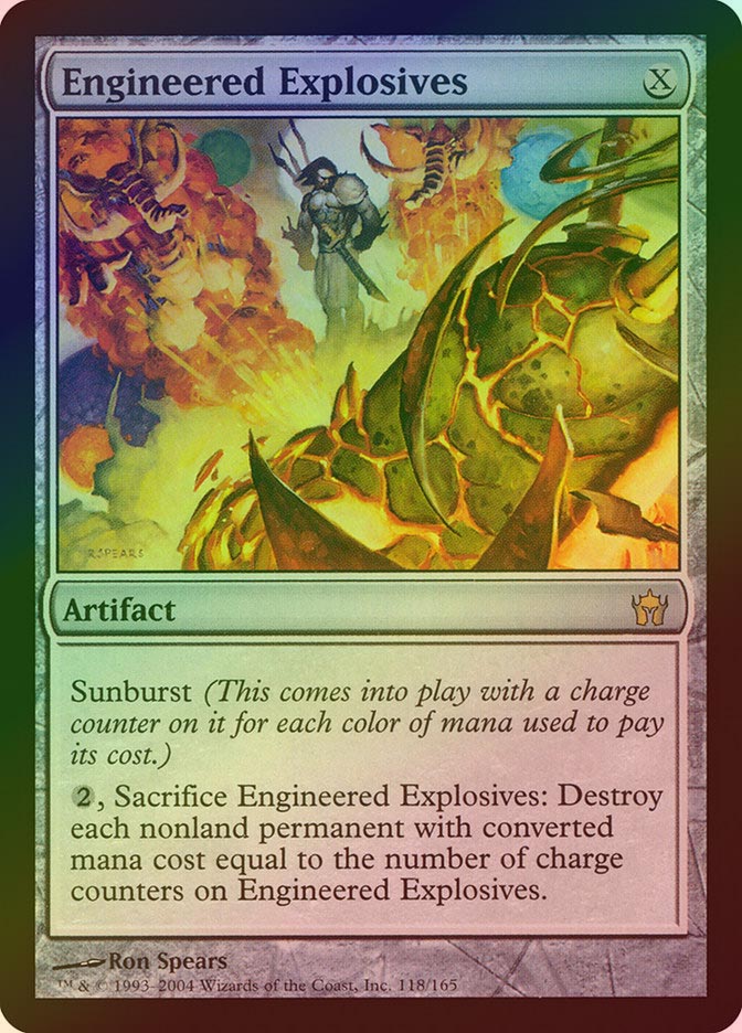 《特価品EX》【Foil】【EN】仕組まれた爆薬/Engineered Explosives [5DN]