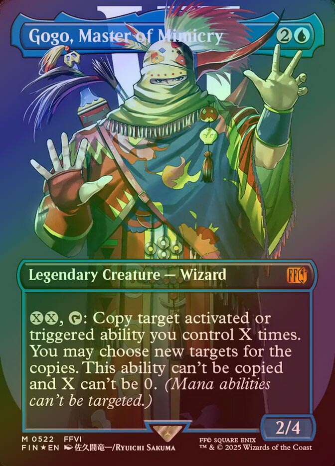 《特価品NM》【サージFoil】【英】世界を救うものまね中、ゴゴ/Gogo, Master of Mimicry [FIN]