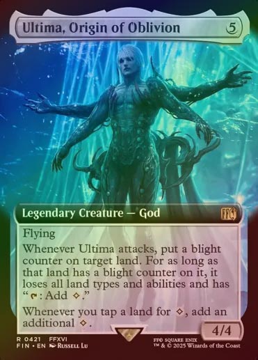 《特価品NM》【ボーダーレスFoil】【英】原初の生命体、アルテマ/Ultima, Origin of Oblivion [FIN]